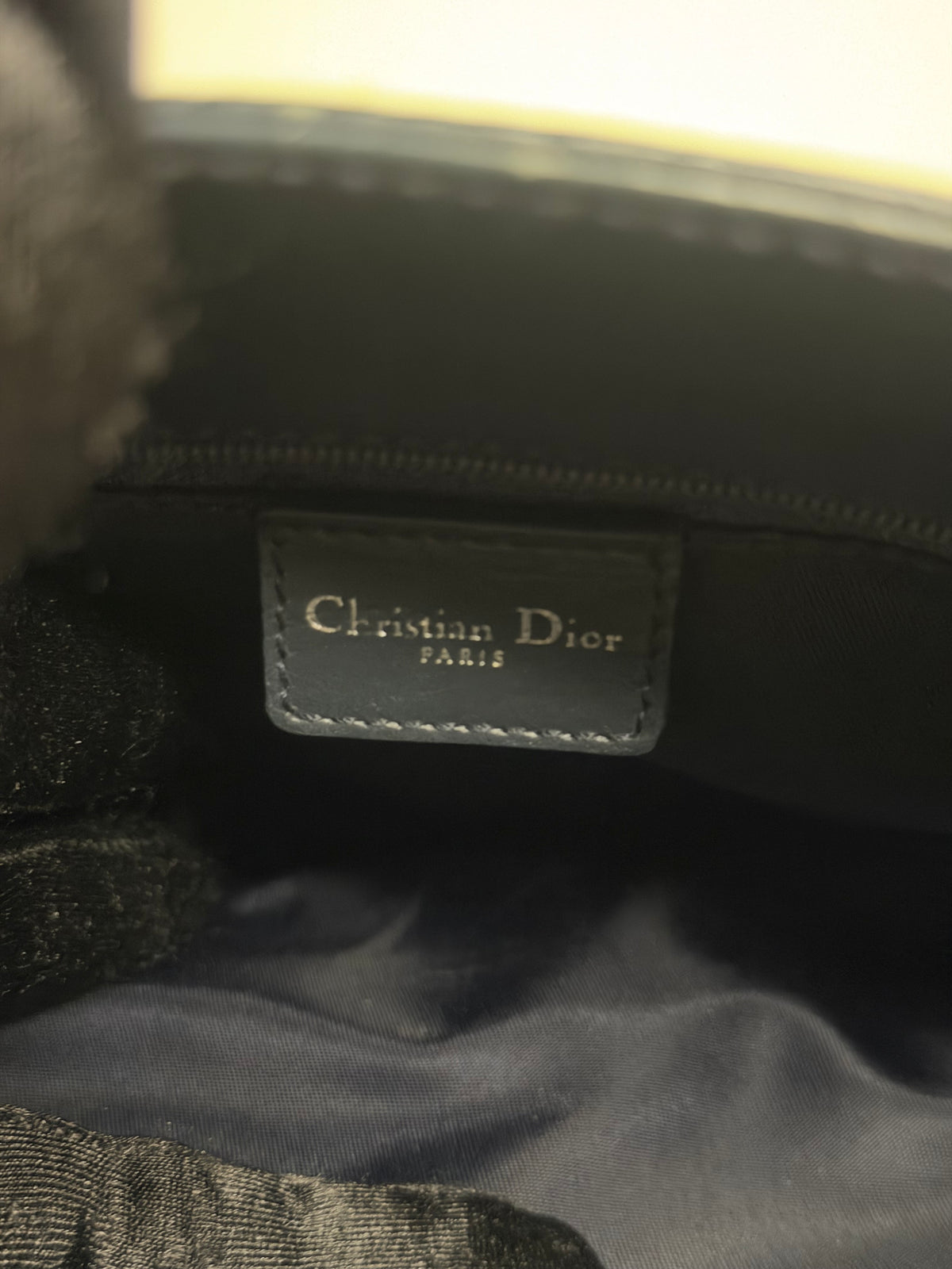 Vintage Dior Diorissimo Denim Shoulder Bag — 2001 Collection John Galliano Era