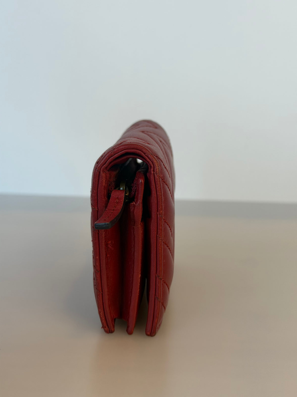 Gucci Marmont Red Lambskin Wallet