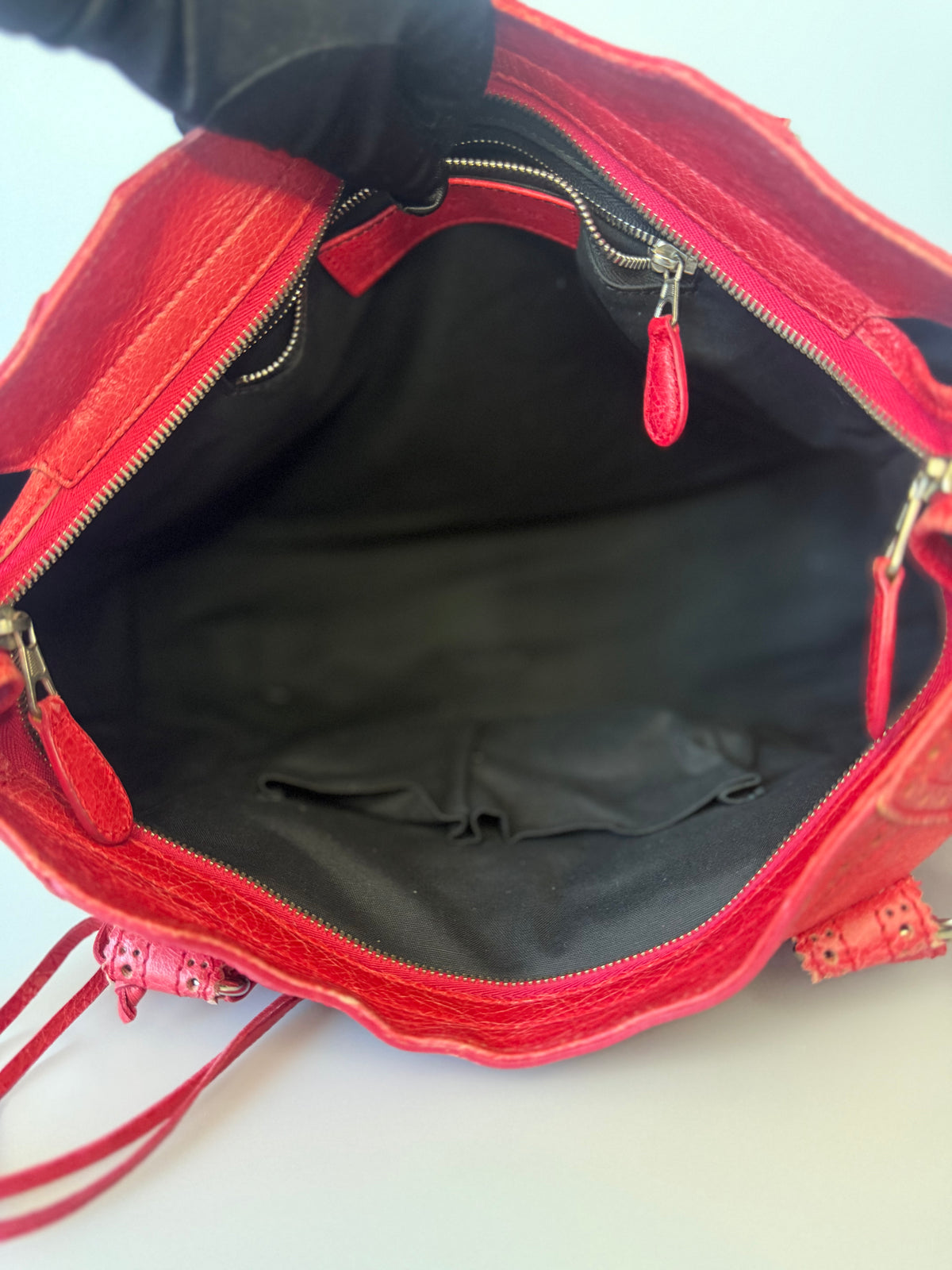 Balenciaga Giant 12 Brogues Covered City Bag - Rose Thulian