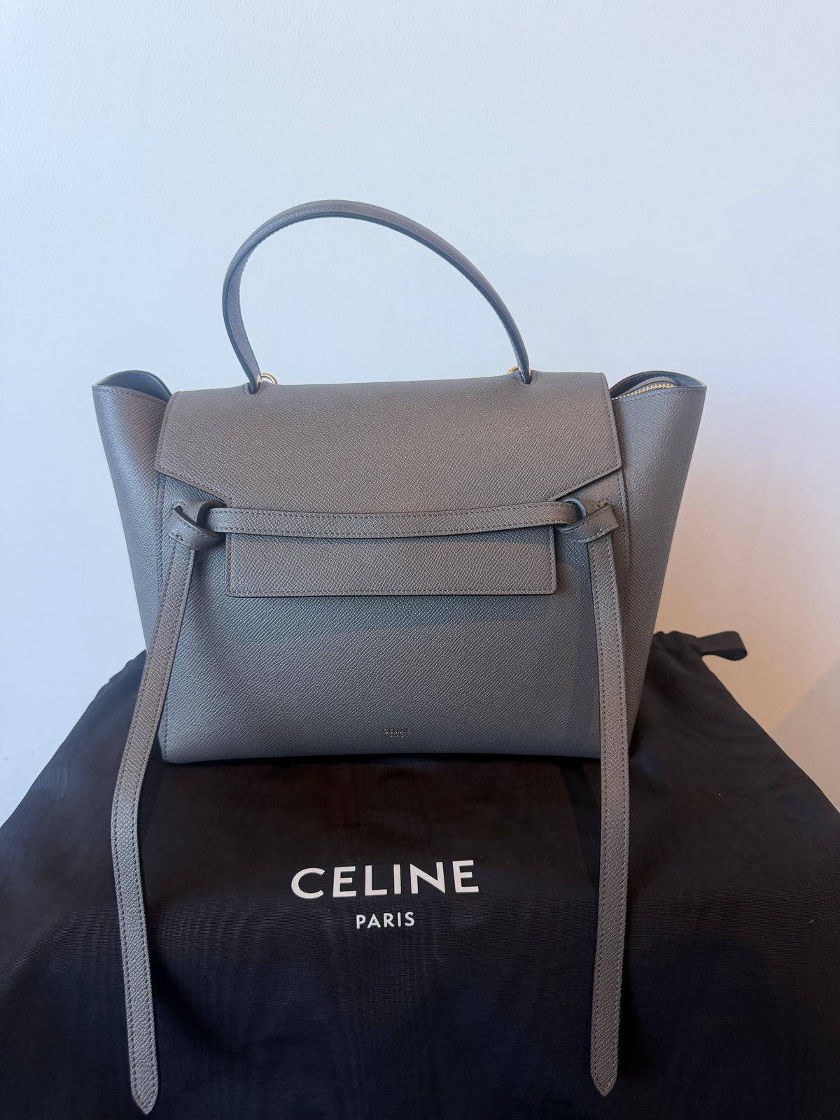 Celine Mini Belt Bag - Anthracite