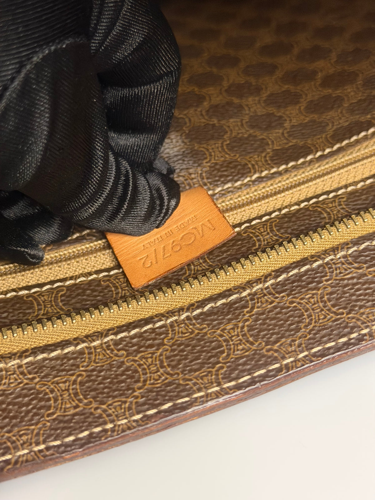 Celine Macadam Vintage Tote - Brown