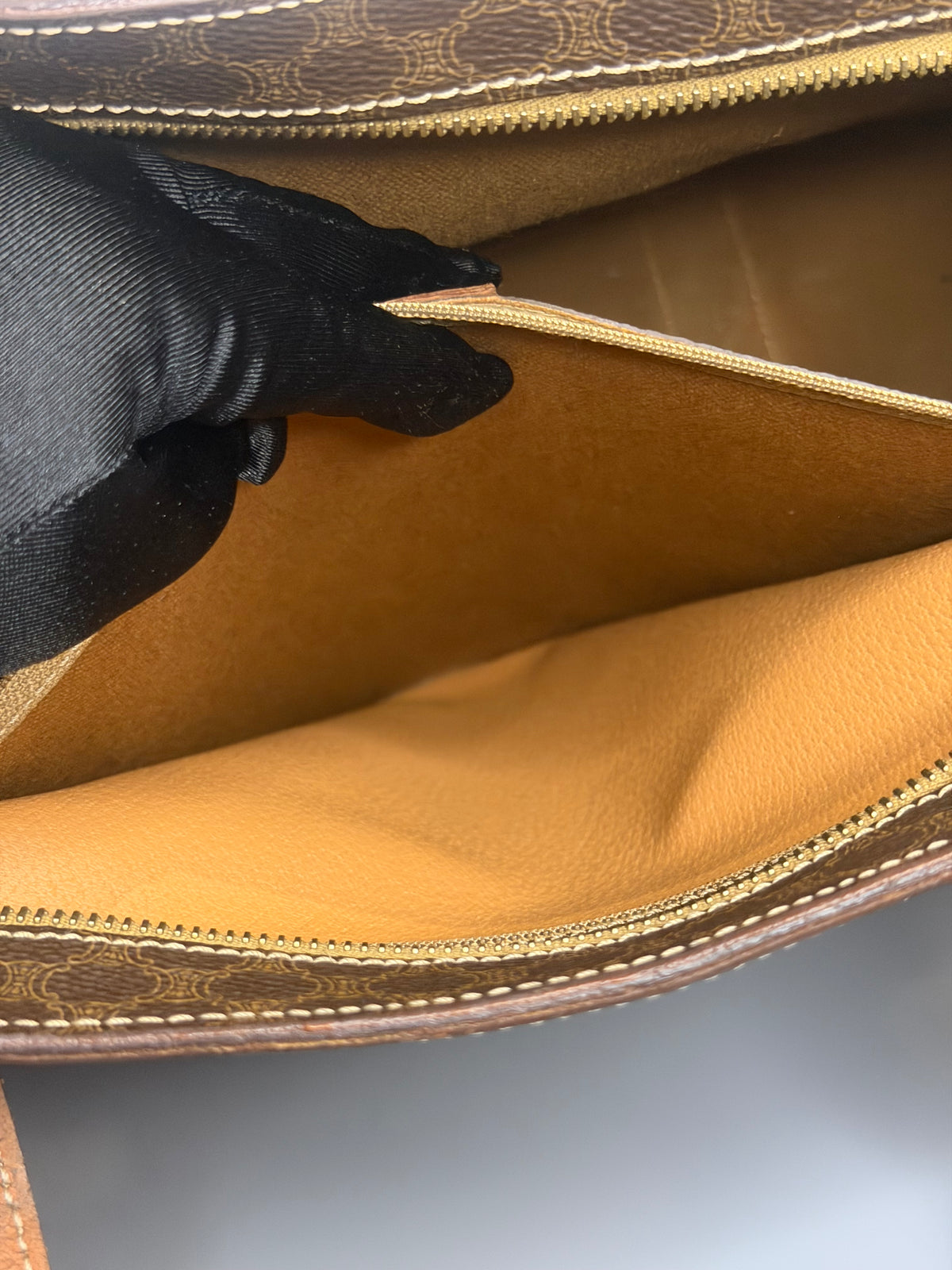 Celine Macadam Vintage Tote - Brown