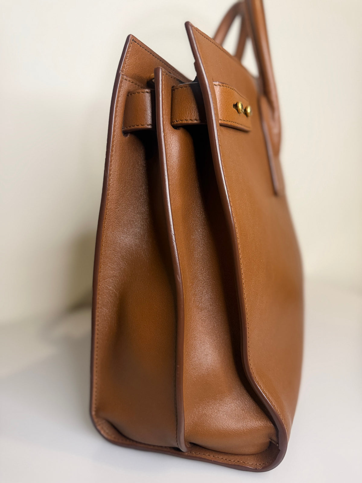 Saint Laurent Sac de Jour Thin Large - Toasted Brown