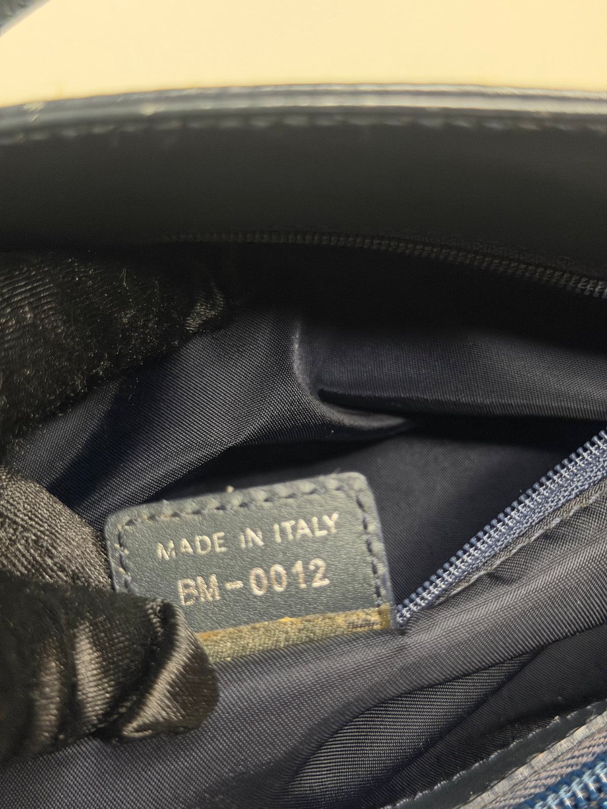 Vintage Dior Diorissimo Denim Shoulder Bag — 2001 Collection John Galliano Era