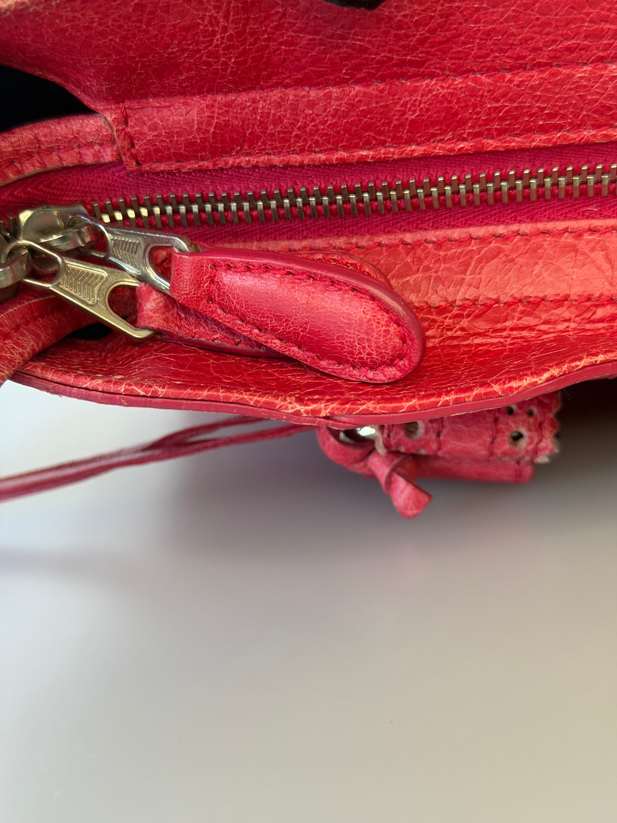 Balenciaga Giant 12 Brogues Covered City Bag - Rose Thulian