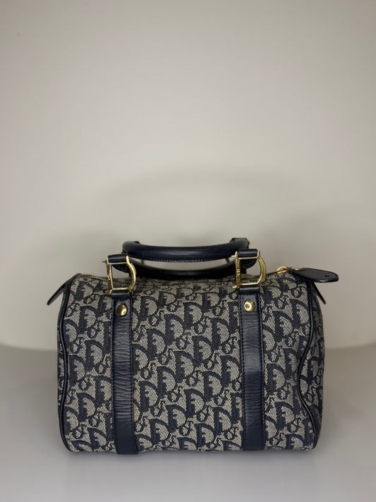 Christian Dior Trotter Monogram GHW Boston 25 by John Galliano