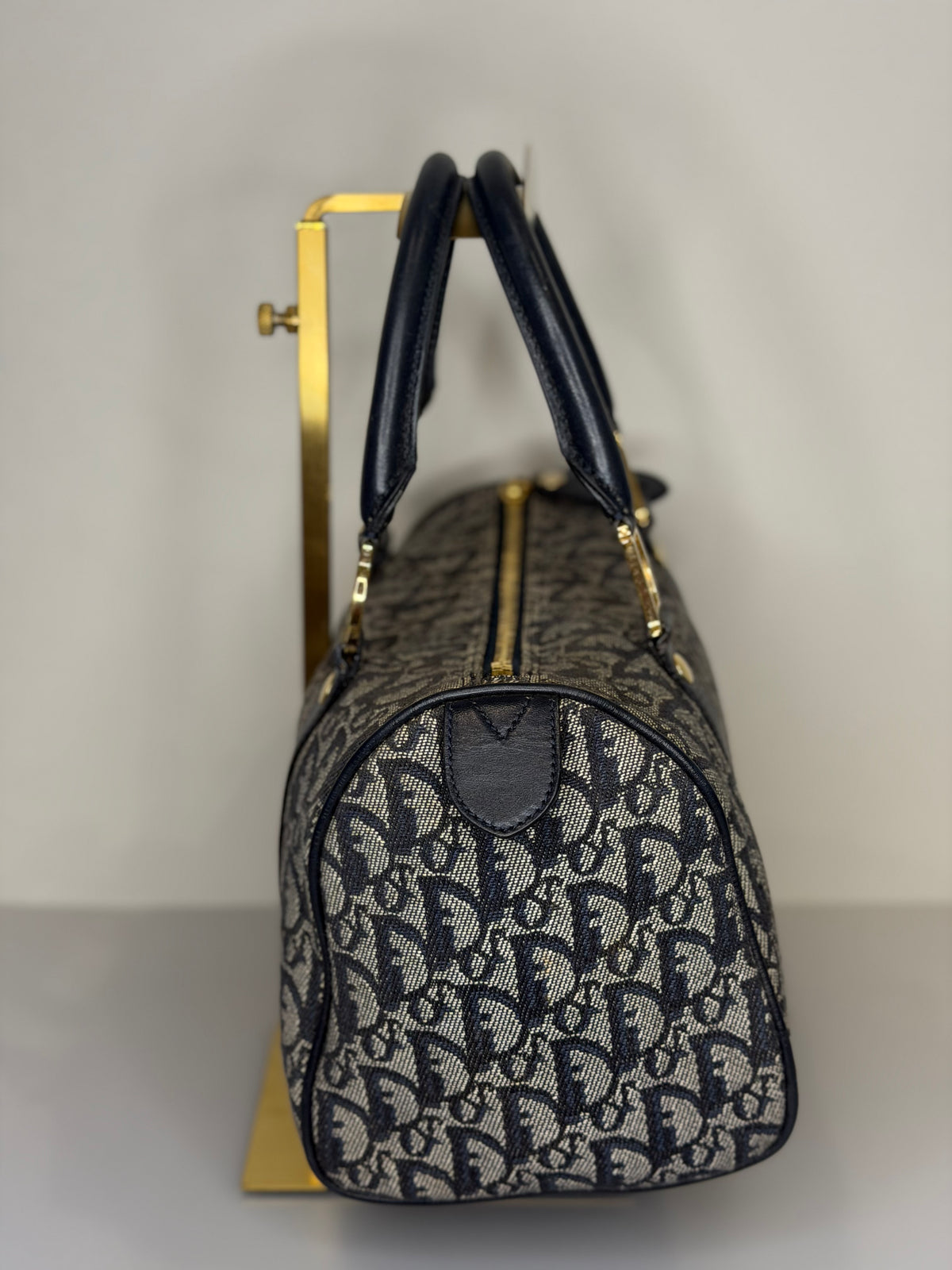 Christian Dior Trotter Monogram GHW Boston 25 by John Galliano