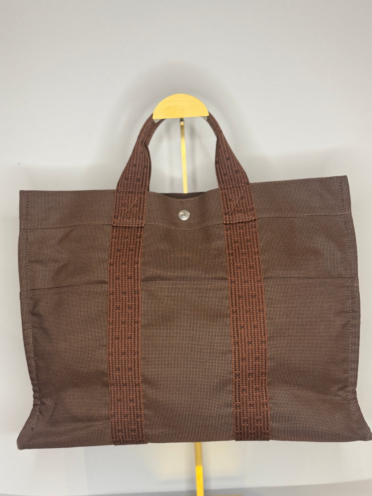 Hermès Herline MM Tote Bag SHW - Brown